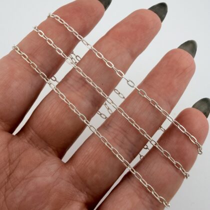 Sterling Silver Belcher Chain - 51cm, 2mm