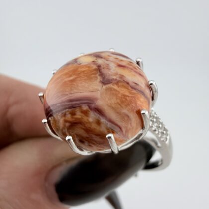 Gemporia Sterling Silver and Jupiter Jasper Ring