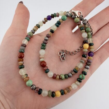 Carolyn Pollack Southwestern Mixed Gemstone Beaded Necklace