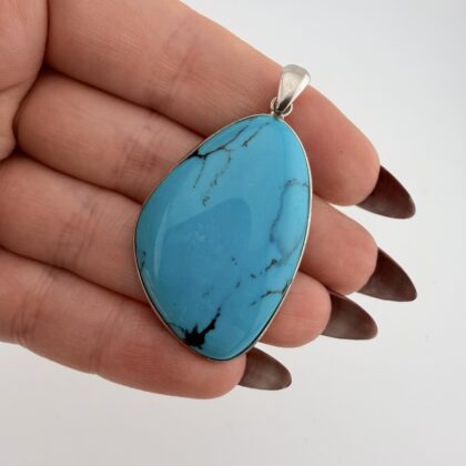 Sterling Silver and Turquoise Pendant
