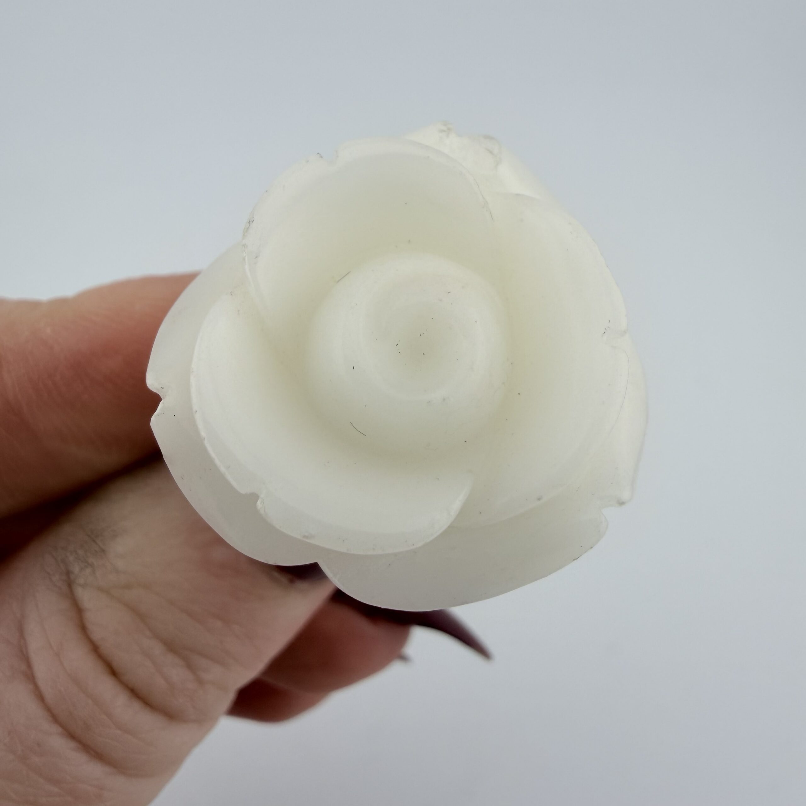 Whitney Kelly Sterling Silver and White Onyx Rose Ring - Image 2