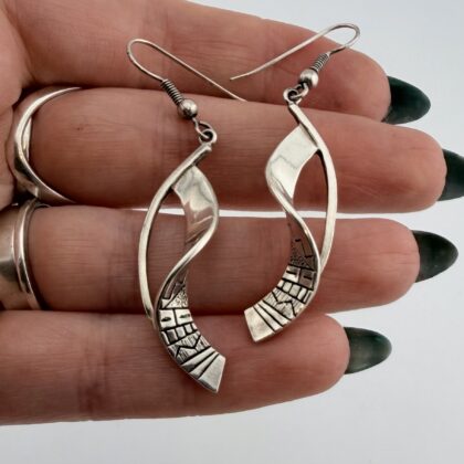 Carolyn Pollack and Roderick and Marilyn Tenorio Sterling Silver Earrings