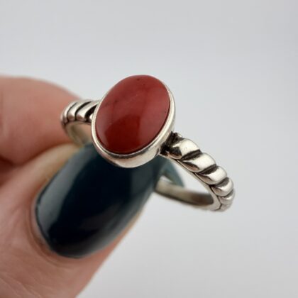 Carolyn Pollack Relios Southwestern Sterling Silver and Carol Stacking Ring