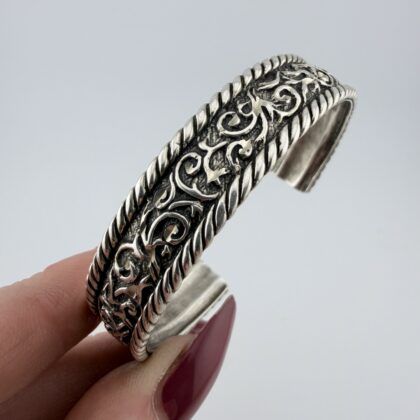Carolyn Pollack Relios Southwestern Sterling Silver Cuff Bracelet