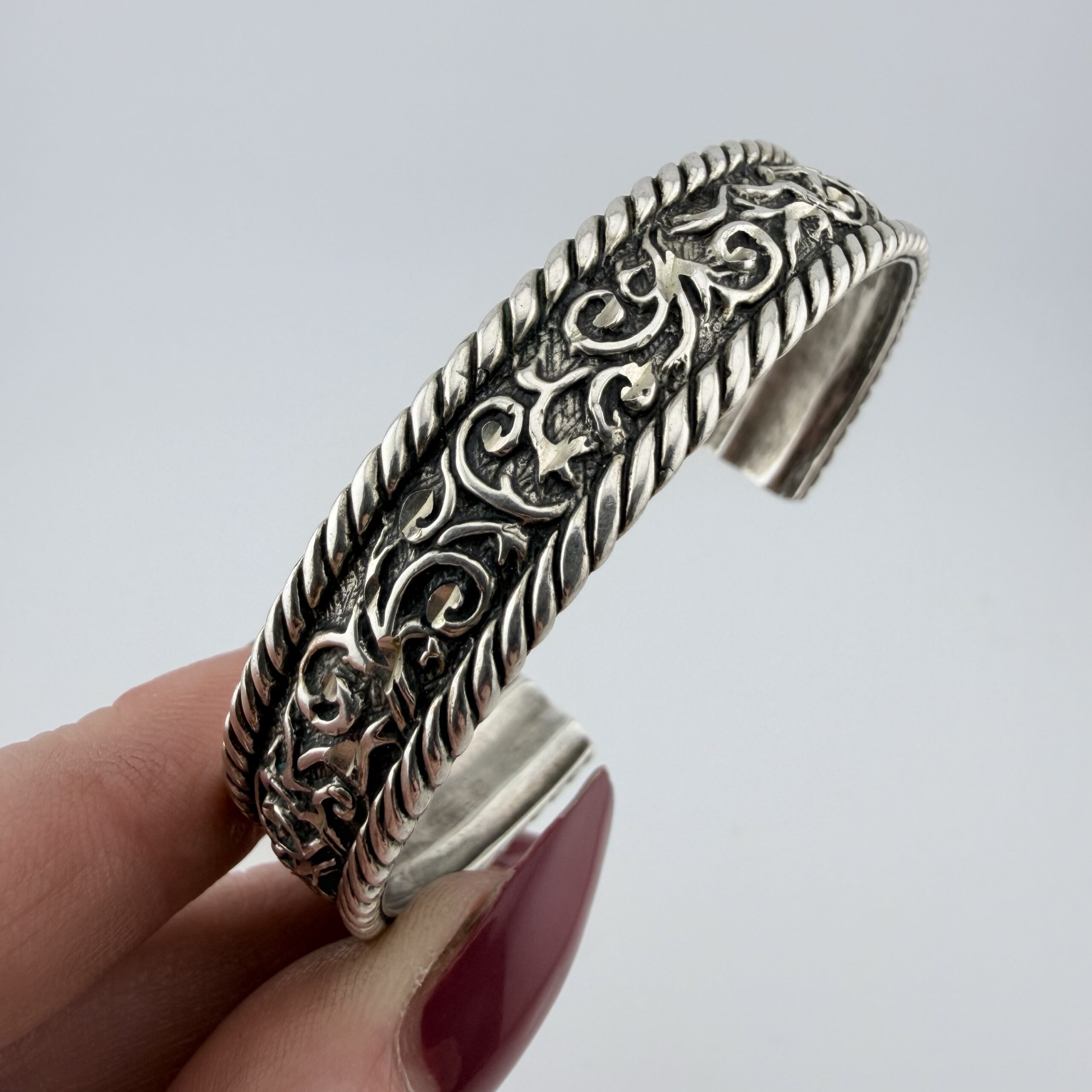 Carolyn Pollack Relios Southwestern Sterling Silver Cuff Bracelet