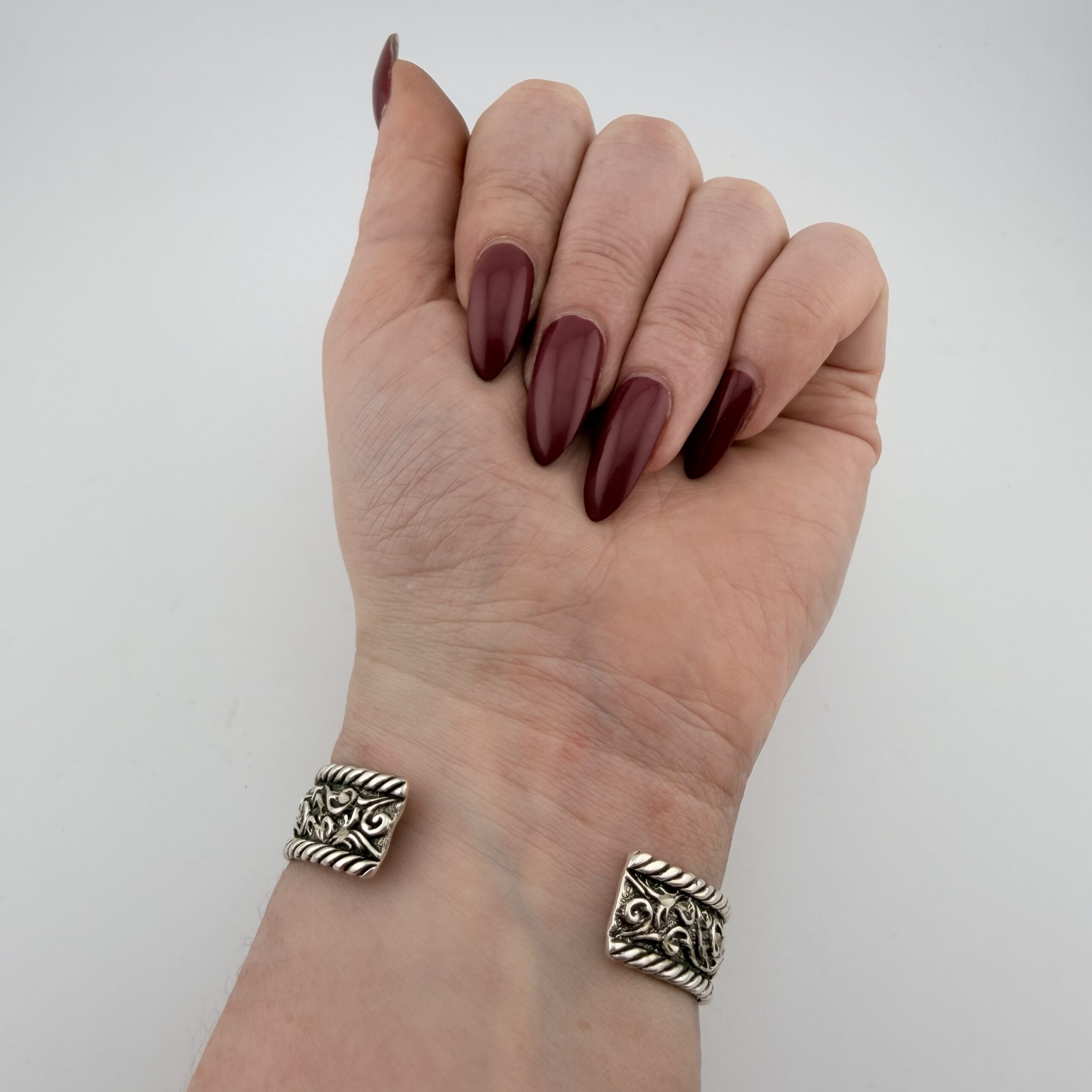 Carolyn Pollack Relios Southwestern Sterling Silver Cuff Bracelet - Image 8