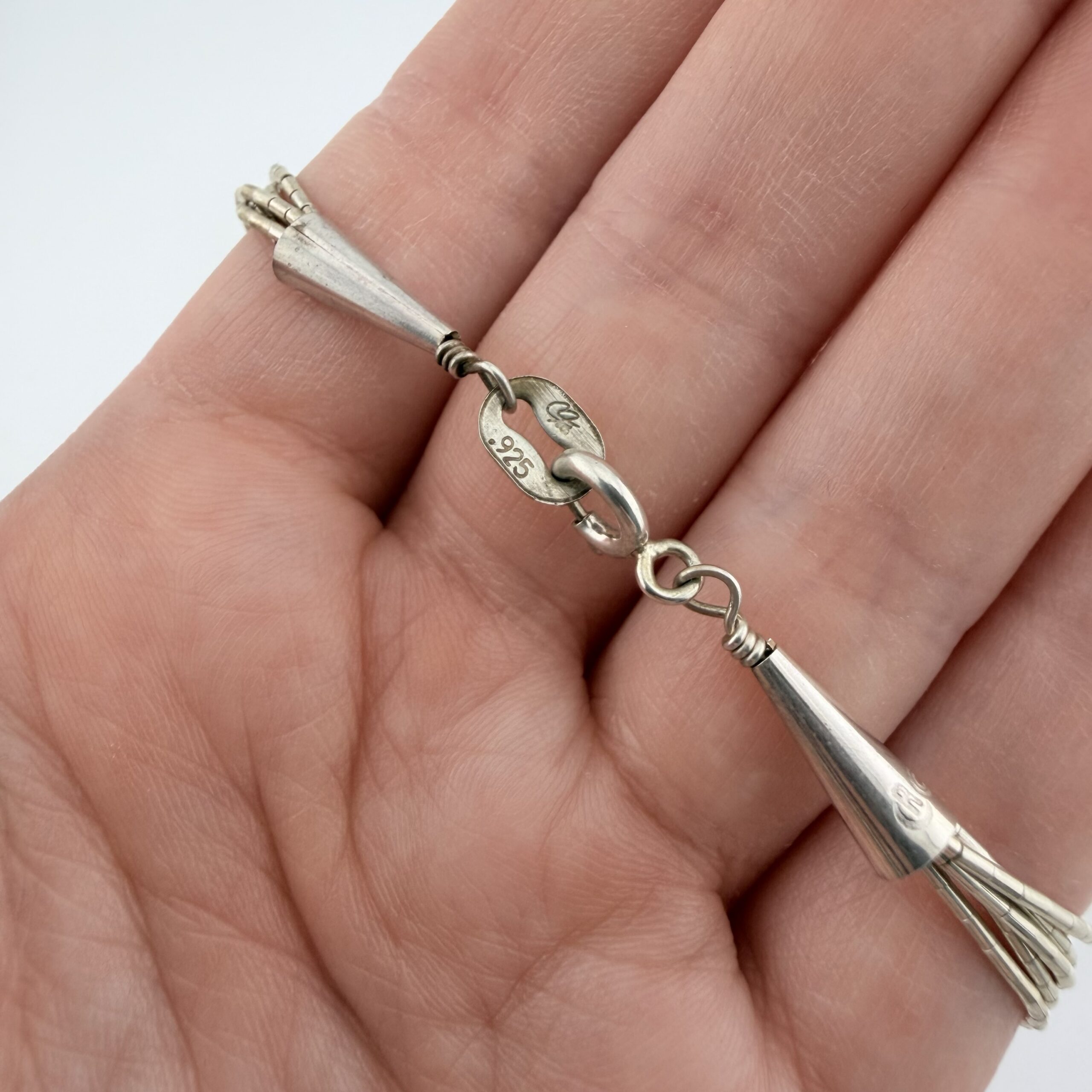 Carolyn Pollack Relios Liquid Sterling Silver and Turquoise Bear Paw Bracelet - Image 6