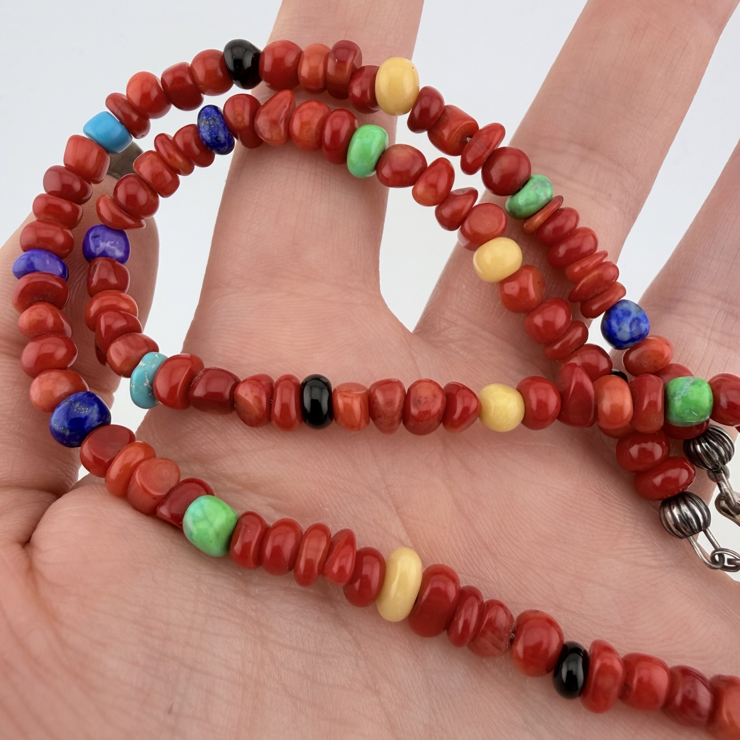 Carolyn Pollack American West Mixed Gemstone Beaded Horse Necklace - Image 3