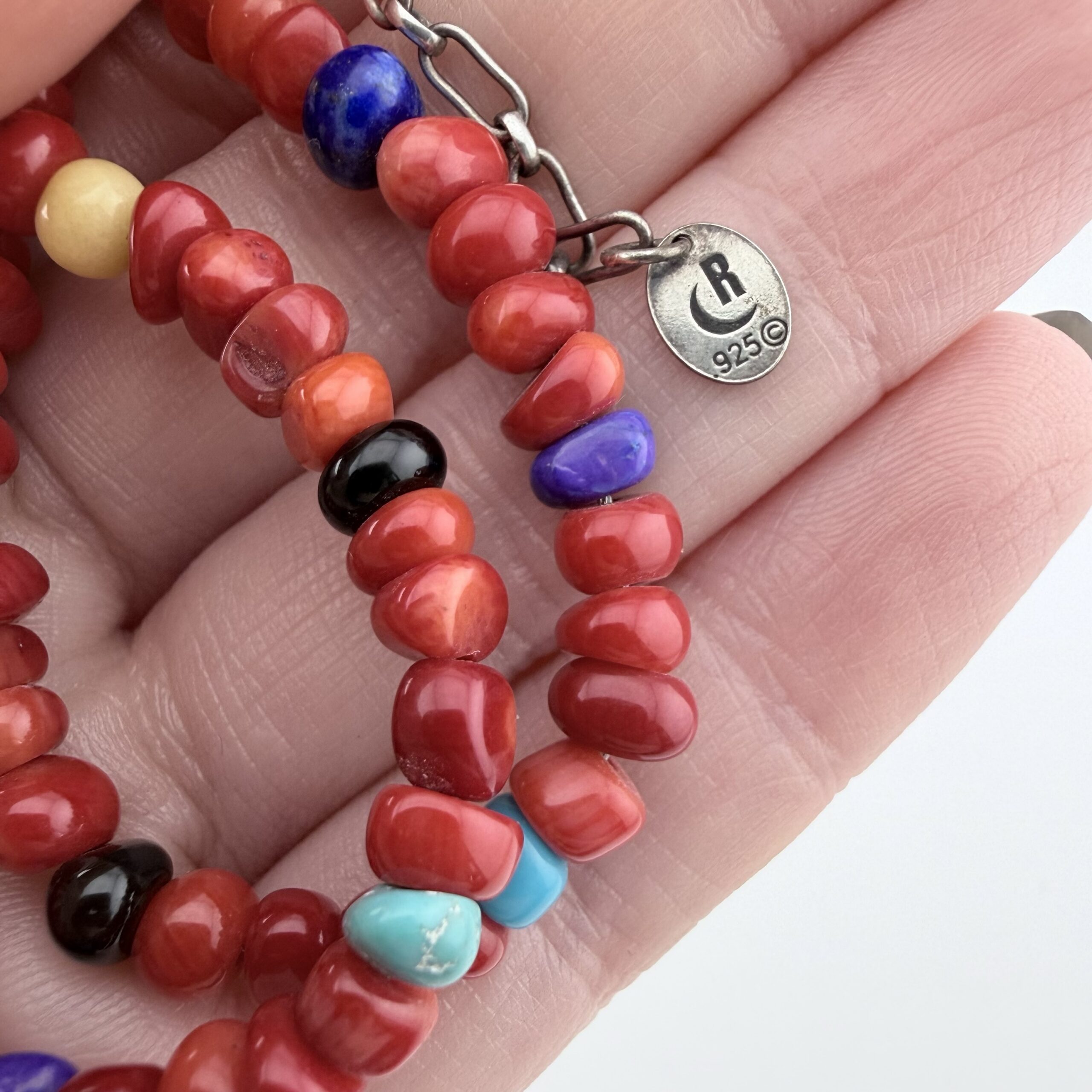 Carolyn Pollack American West Mixed Gemstone Beaded Horse Necklace - Image 5