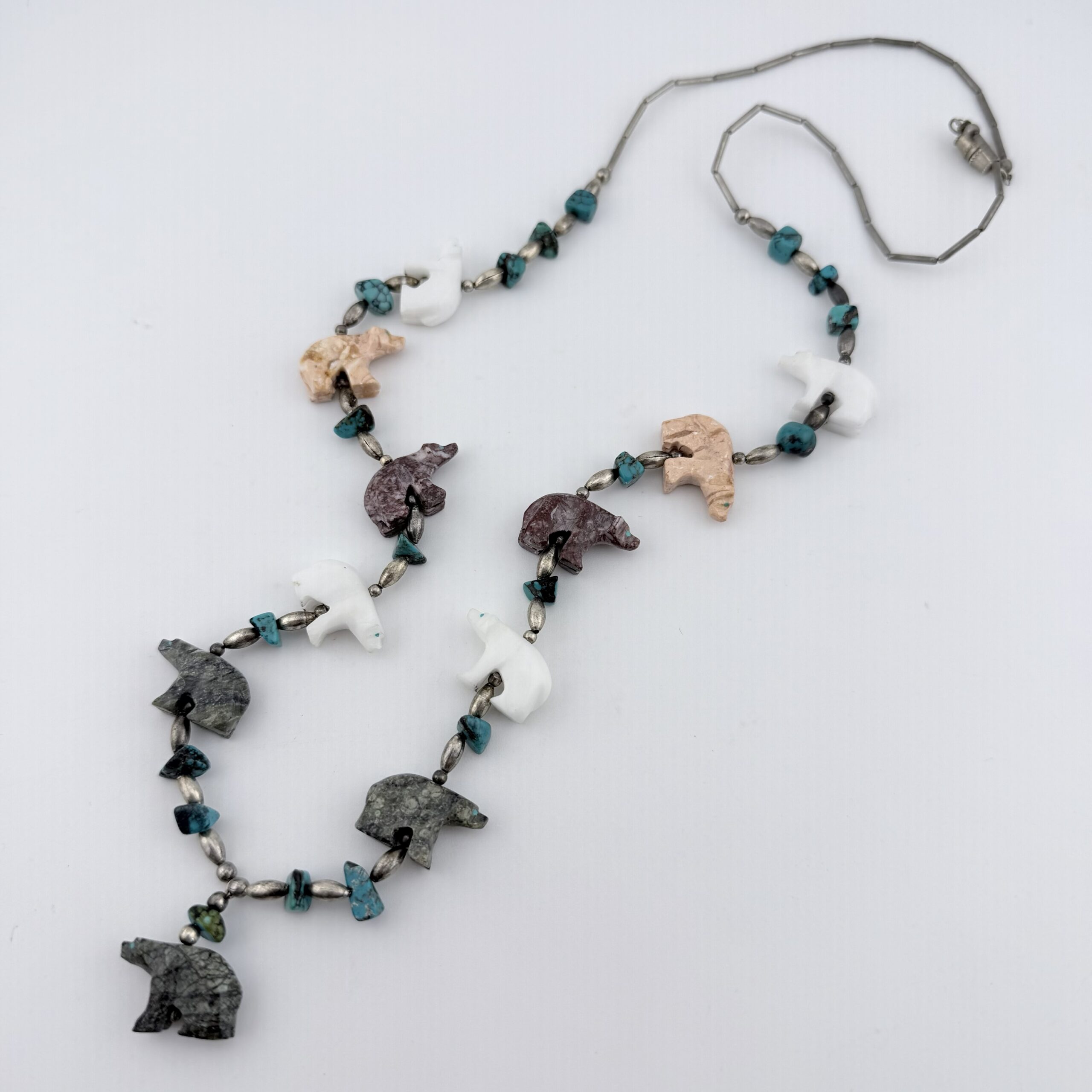 Native American Bear Fetish Necklace - Image 7