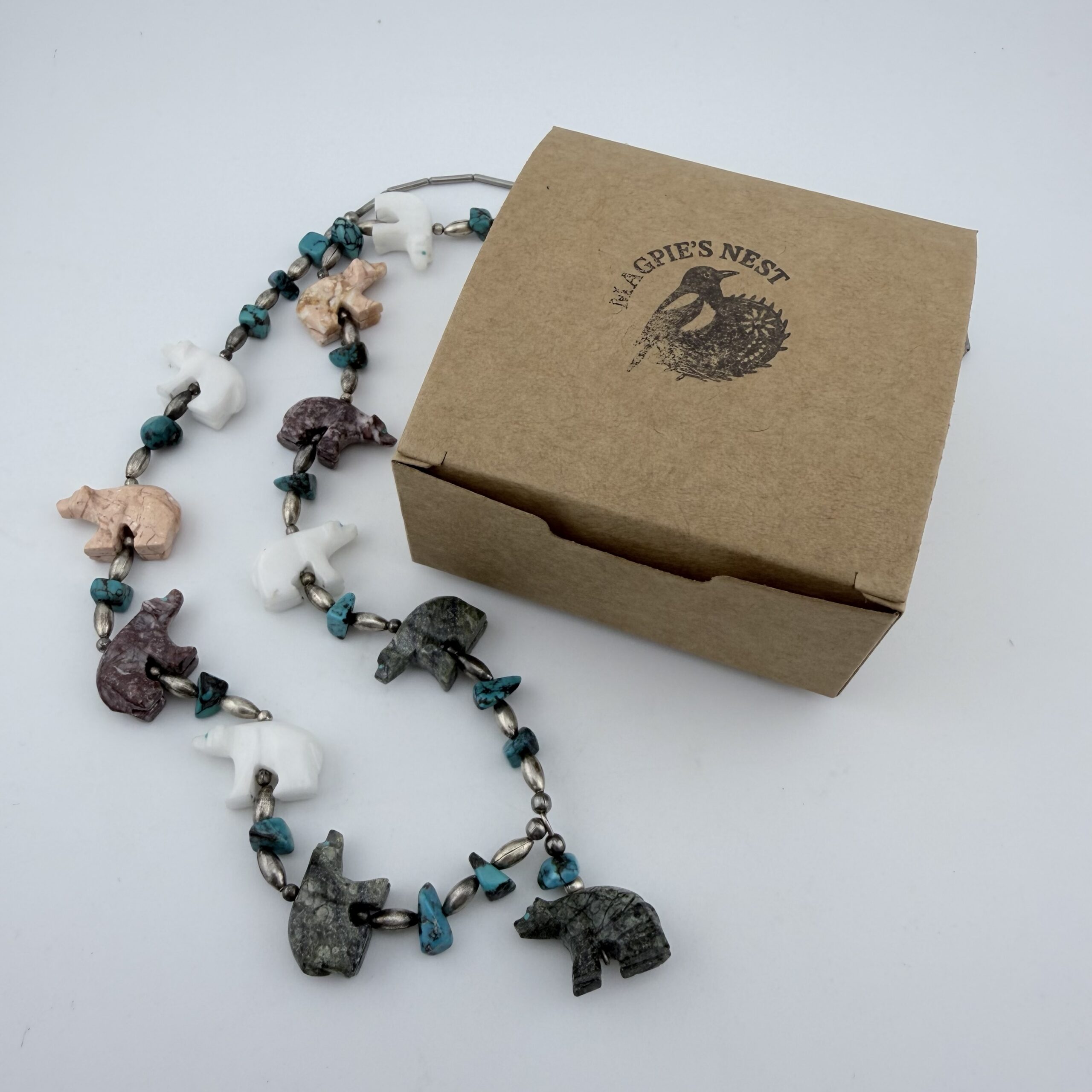 Native American Bear Fetish Necklace - Image 6