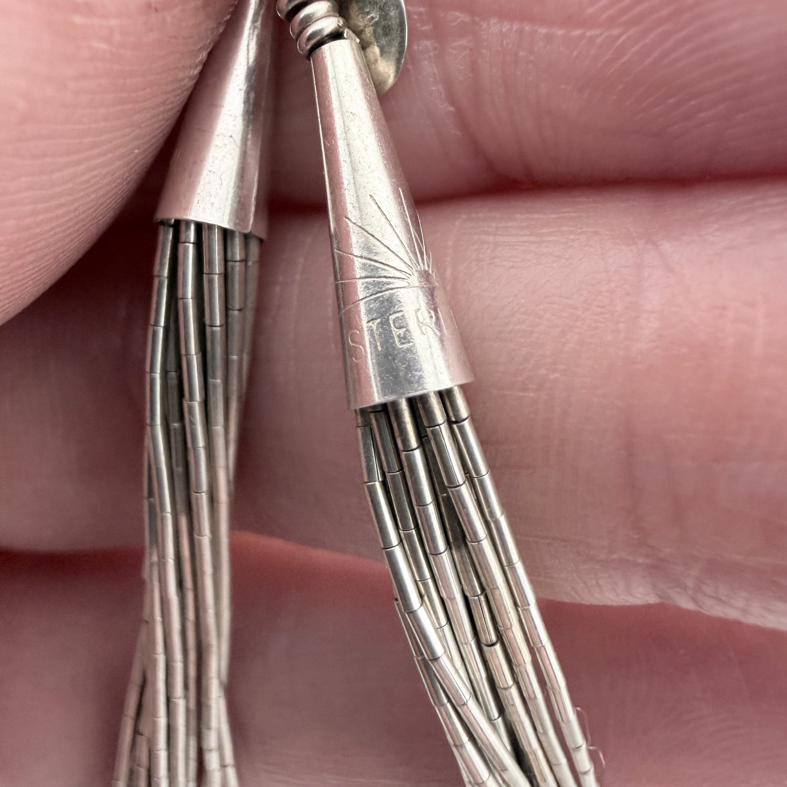 Fifteen Strand Liquid Sterling Silver Bracelet - Image 5