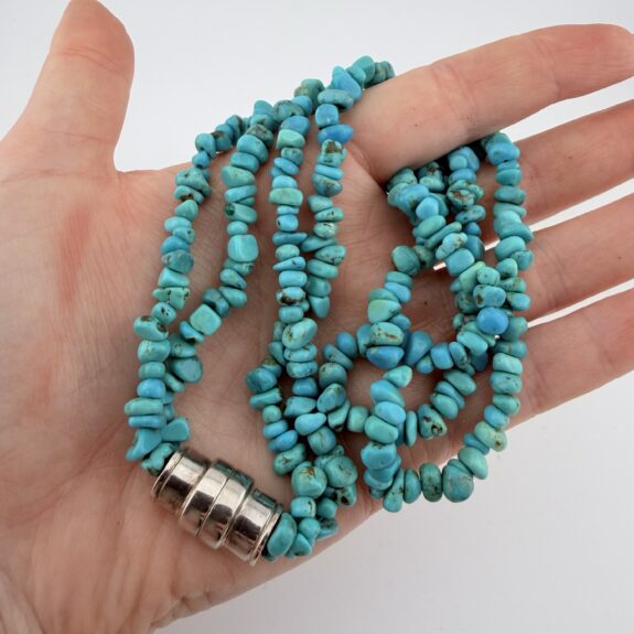 Joseph Esposito Double Strand Turquoise Necklace