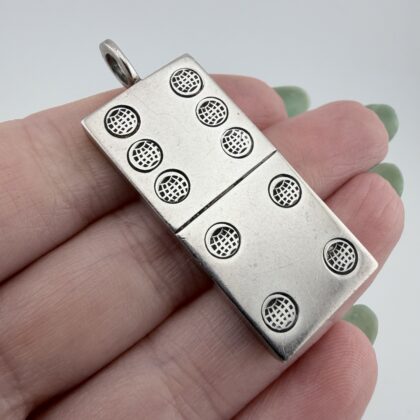 Rare Vintage 1970s David Scott Walker Domino Pendant