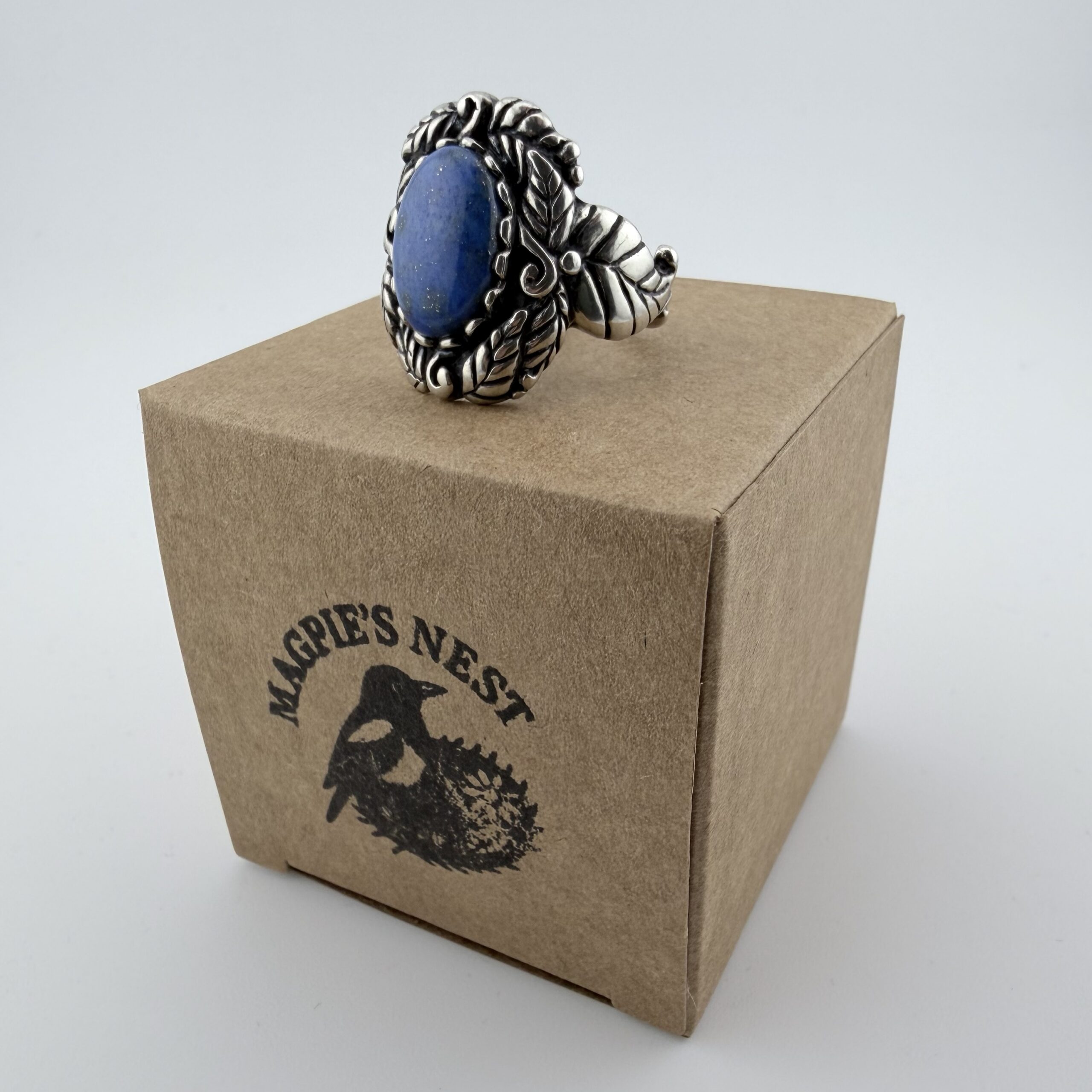 Carolyn Pollack Relios Southwestern Sterling Silver and Lapis Lazuli Ring - Image 7